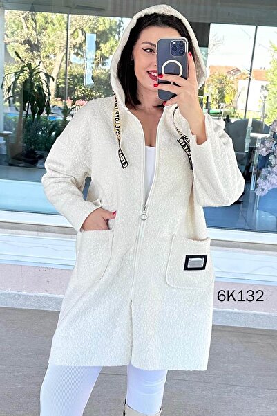 İnce Topuk معطف بوكليت بقلنسوة 6k132