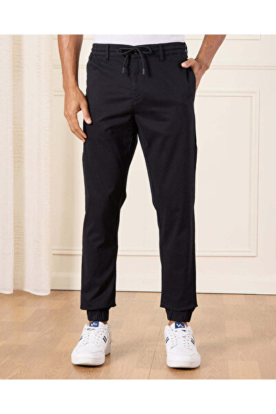 REDTAG Men Navy Slim Fit Joggers