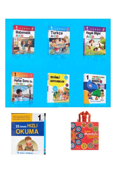 Mutlu Yayıncılık Avcı Serisi 1.Sınıf Set ( 2025-2025Yılı) +Okuduğunu Anlama +...