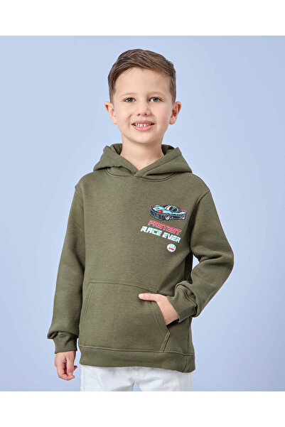 REDTAG سويت شيرت بغطاء رأس للأولاد من Olive Race