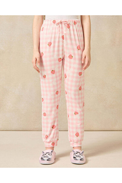 REDTAG Senior Girls Yellow And Pink Printed Pyjama Set (2 Piece)