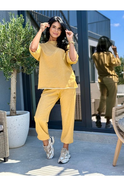 RAMONA BADESCU EXCLUSIVE Two-Piece Tracksuit with Loose Top and Cuffed Pants