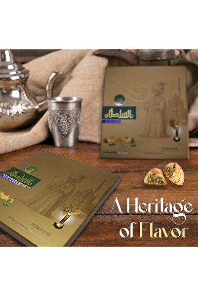 ALSULTAN SWEETS Al Sultan Mixed Maamoul 500g – Pistachio, Walnut & Date Luxury Arabic Gift Box