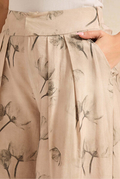 REDTAG Women Printed Wide Leg Trouser