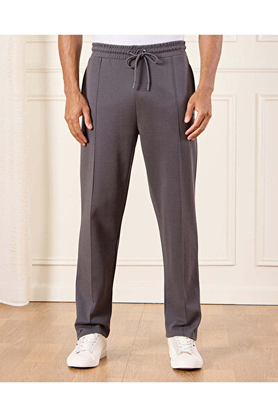 REDTAG Men Grey Lounge Pant