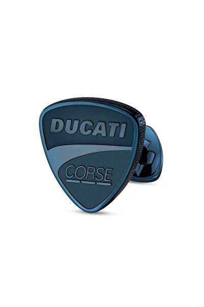 Ducati Corse أزرار أكمام سكوديتو فضية وزرقاء للرجال