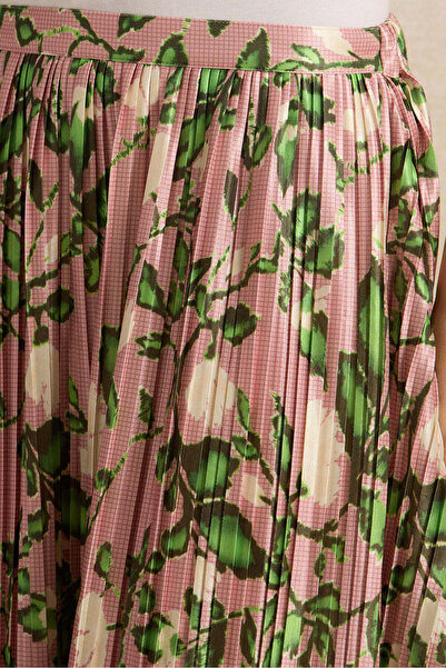 REDTAG Women Ivory Printed Skirt