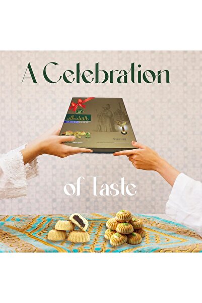 ALSULTAN SWEETS Al Sultan Mixed Maamoul 500g – Pistachio, Walnut & Date Luxury Arabic Gift Box