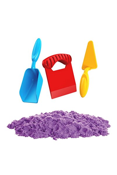 DEDE Purple Kinetic Play Sand with Accessories 1000 Gr
