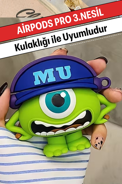 WANNA PROTECT High Quality Figured Earphone Case with Shock-Absorbing Hook Compatible with AirPods Pro 3Rd Generation