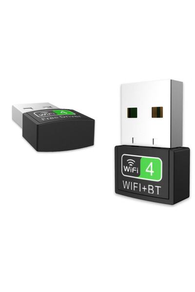 Midcom W-5 300mbps Usb Wifi Alıcı+bluetooth Adaptörü Free Driver Tak Çalıştır...