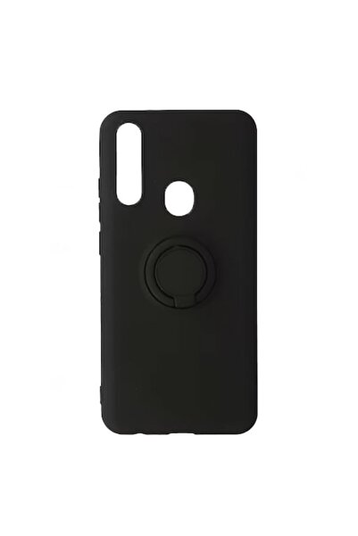 Doty Husă din silicon ZRing cu inel pentru Huawei P Smart Z - neagră