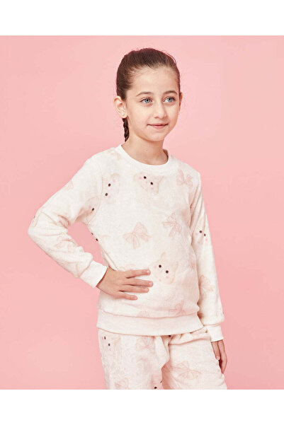 REDTAG Girls White Balle Embroidered Pyjama Set (2 Piece)