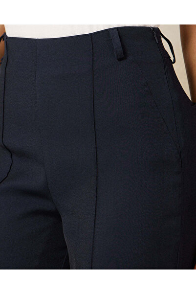 REDTAG Women Navy Flared Trousers