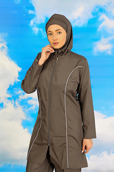 alfa expres Clothing Women's Full Hijab Smoked Swimsuit