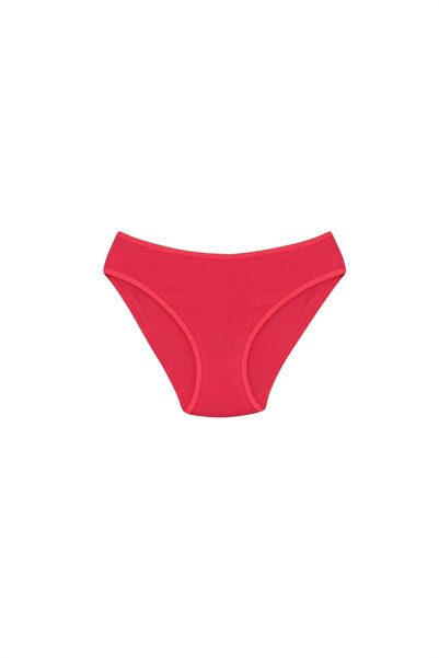 alfa expres Clothing Women's 3-Piece Panties Red - Black - Salmon