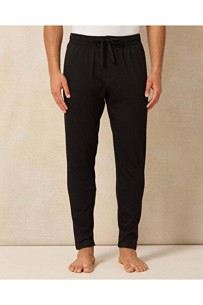 REDTAG Men Black Pyjama Bottom