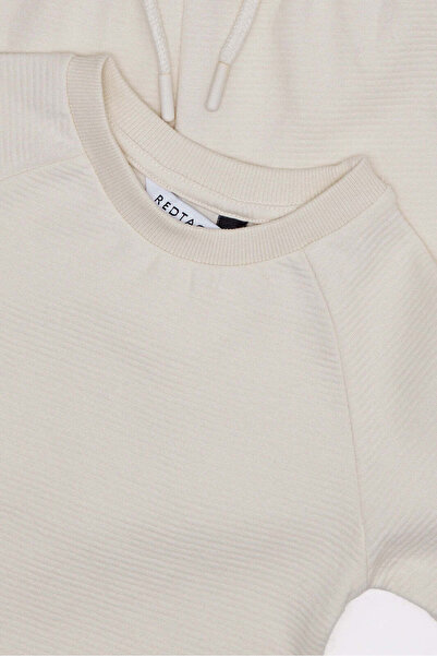 REDTAG Infant Boys Cream Jacquard Pyjama Set (2 Piece)