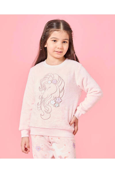 REDTAG Girls Beige Bunny Print Pyjama Set (2 Piece)