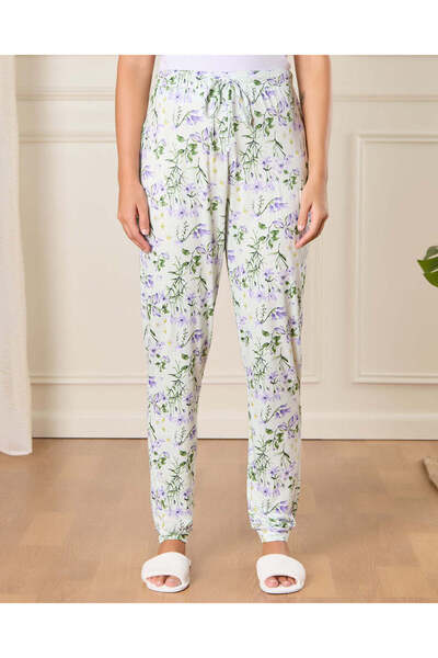 REDTAG Women White Printed Pajama Set (2 Piece)