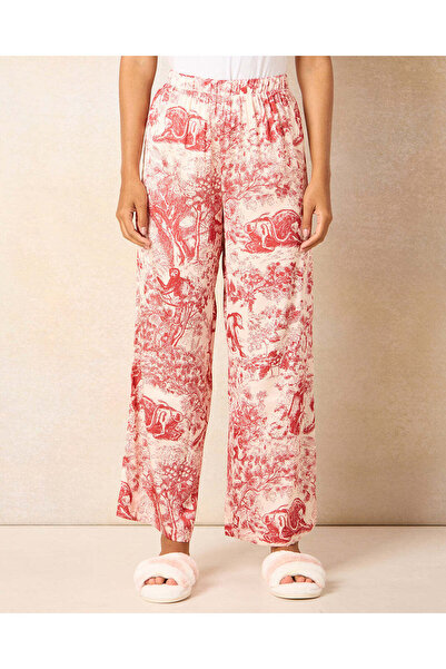 REDTAG Women Red Satin Pajama Set (2 Piece)