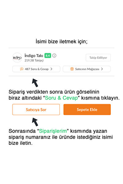 İNDİGO TAKI İki İsimli Tarihli Sonsuzluk 14 Ayar Altın Kolye