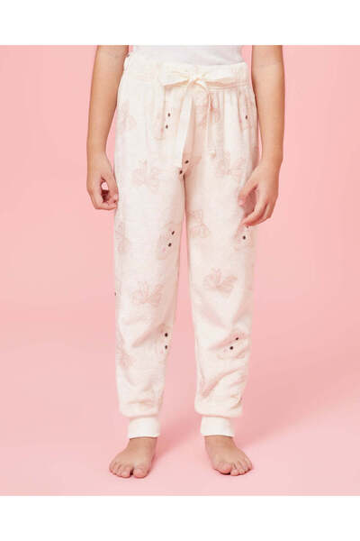 REDTAG Girls White Balle Embroidered Pyjama Set (2 Piece)