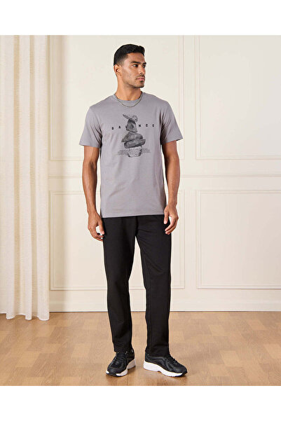 REDTAG Men Black Pyjama Bottom