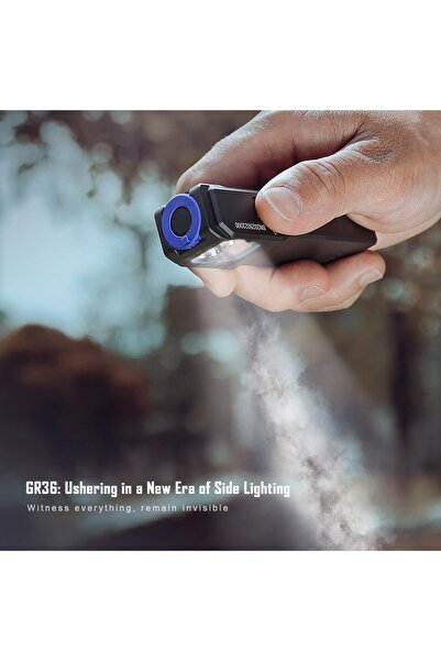 imalent GR36 2800 Lumen USB-C Rechargeable 3-in-1 LED Flashlight (Cool/Warm/UV), Magnetic EDC