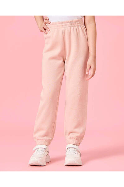 REDTAG بدلة رياضية بأزرار وردية للبنات (قطعتين)