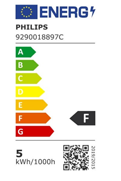 Philips Pack of 3 Philips LED filament bulbs, B35, E14, 4.3W (40W), 470 lm, warm white light (2700K), F