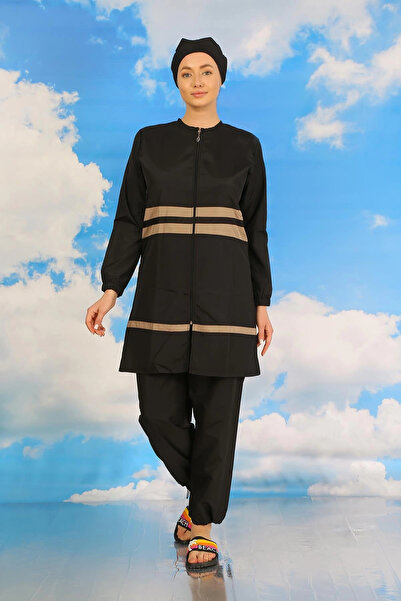 alfa expres Clothing Women's Full Coverage Swimsuit Black