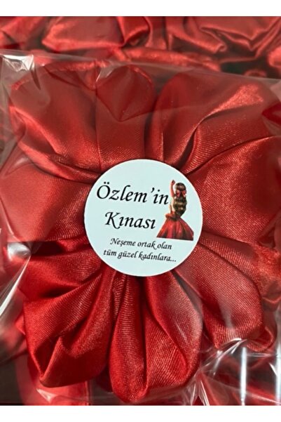 100 Adet KIRMIZI SATEN TOKA KINA HEDİYELİK