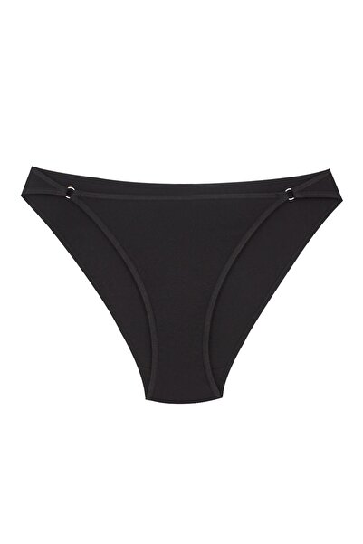 Öts Women's Panties 3-Pack, High Waist Bikini, Ring Detail (96% Cotton - 4% Elastane)