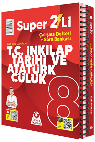 Örnek Akademi Yayınları Örnek Akademi 8. Sınıf Süper İkili T.C. İnkılap Tarih...