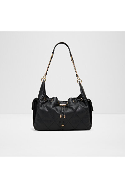 Aldo Zariya Quilted Shoulder Bag with Drawstring Closure and Adjustable Strap