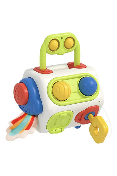 Krista Jucărie interactivă cu 8 activități pentru bebeluși, Busy Cylinder