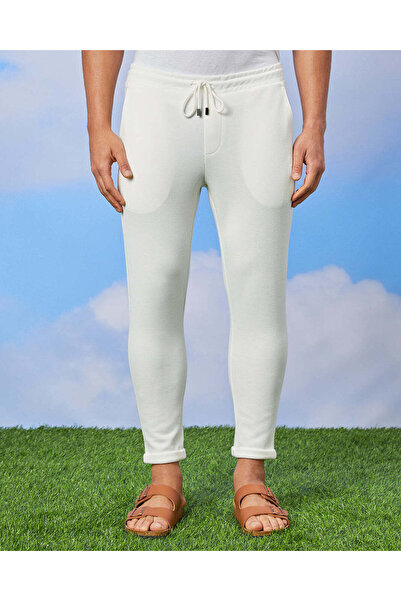 REDTAG Men Ivory Smart Trousers