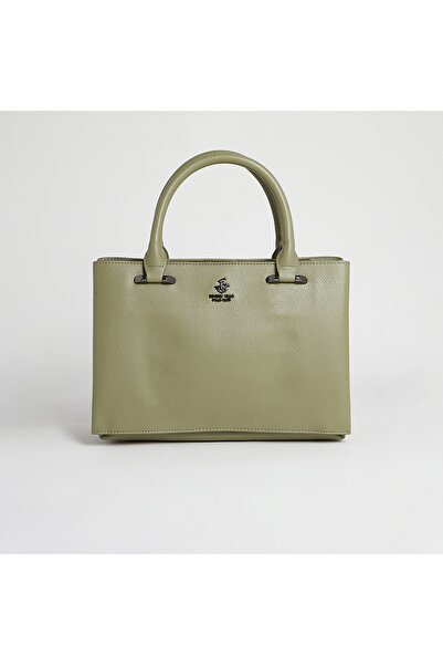 Beverly Hills Polo Club Tote Bag with Zipper and Detachable Strap