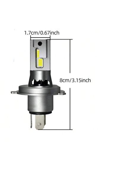 Ruan Set of 2 LED car bulbs Fq5 H4 F9 canbus 2 phases 180W/set 20000lm