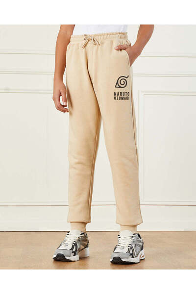 REDTAG Senior Boys Beige Printed Active Pants