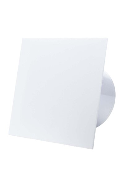 ECOVENT Bathroom fan DECORA, Ø125, Super Silent, Plexiglas, Non-return valve, 140 m3/h, Matt White