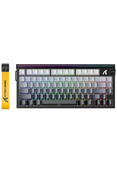 Attack Shark R85 HE RGB 8000 Hz Rapid Trigger - Snap Tap 0.005mm Driverlı Man...