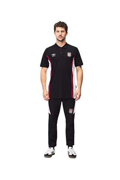Beşiktaş Original Licensed Black Polo Neck T-Shirt