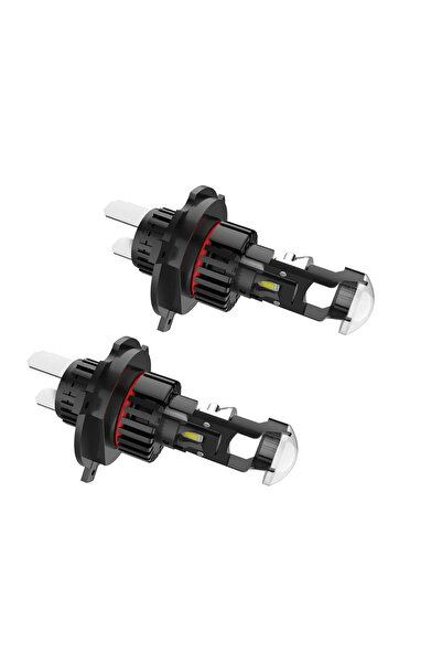 Ruan Set of 2 led bulbs with pro magnifier H4 LED K88 280w 12V 6500k 28000 LM