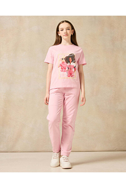 REDTAG Senior Girls Pink Solid Active Pants