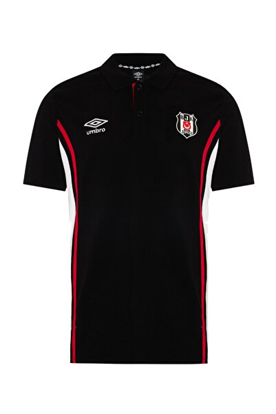 Beşiktaş Original Licensed Black Polo Neck T-Shirt