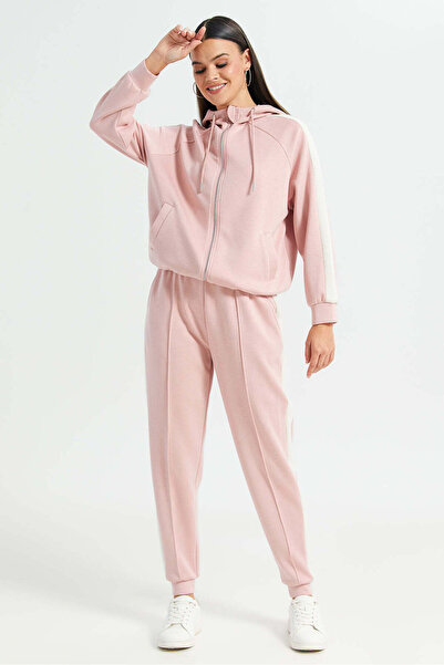 REDTAG Women Apricot Elasticated Waist Joggers