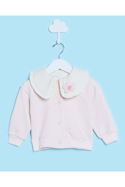 REDTAG طقم بدلة وردية اللون للبنات الرضع (قطعتين)