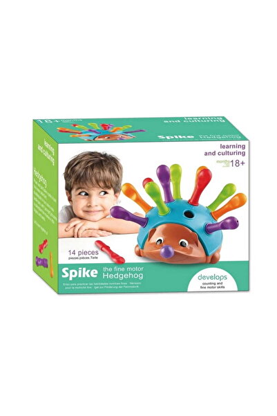 Doris Montessori educational toy Hedgehog 14 elements with sorter, bright colors, develops coordination